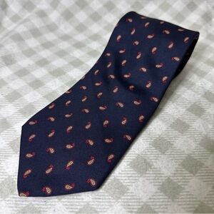 Bert Pulitzer Collectors Edition Blue Red Geometric Silk Classic Necktie